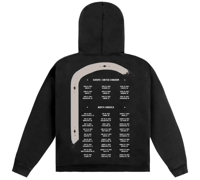 Burn Burn Burn Tour Bull Hoodie -Black