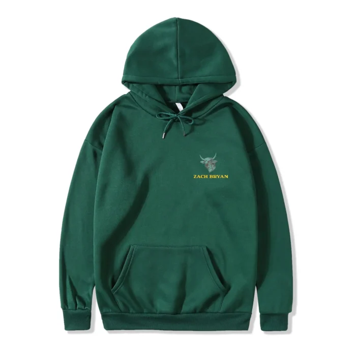 Burn Burn Burn Tour Bull Hoodie Green