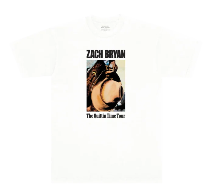 ZB Cowboy White Tee