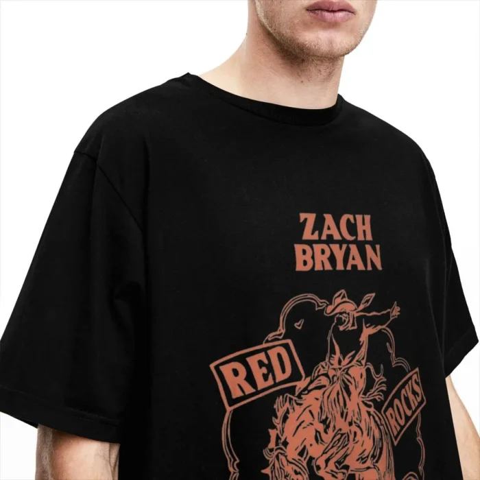 Red Rocks Zach Bryan Vintage Shirt