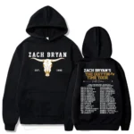 Bull skull The Quittin Time Tour 2024 Hoodie