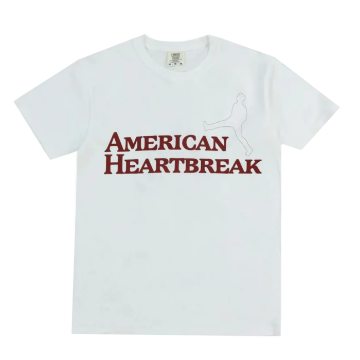 American Heartbreak White T-Shirt