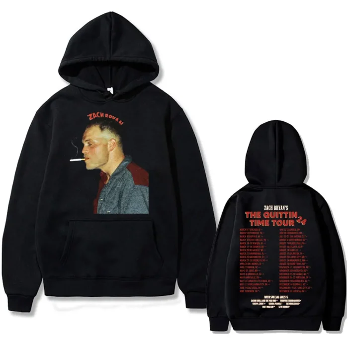 New Zach Bryan The Quittin Time Tour Hoodie